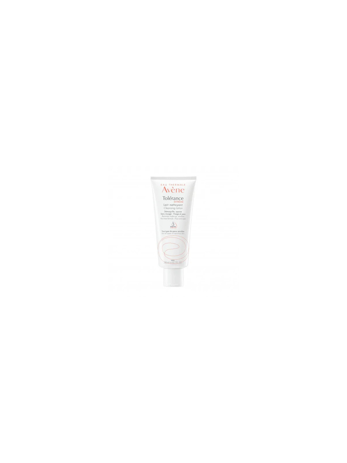 Tolérance EXTRÊME Lait nettoyant Cosmétique Stérile