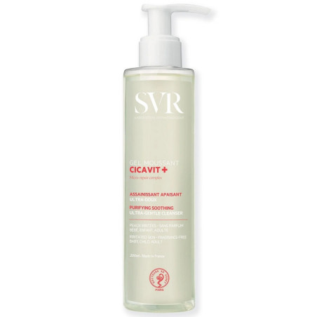 Cicavit+ Gel Moussant Assainissant Apaisant Ultra-Doux